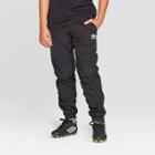 Umbro Boys' Fleece Lined Nylon Warm Up Pants - Black