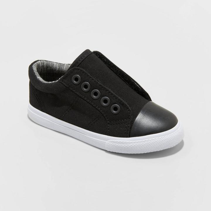 Toddler Boys' Dwayne Sneakers - Cat & Jack Black 5, Toddler Boy's