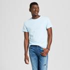 Target Men's Standard Fit Short Sleeve Sensory Friendly Crew T-shirt - Goodfellow & Co Bayshore Blue