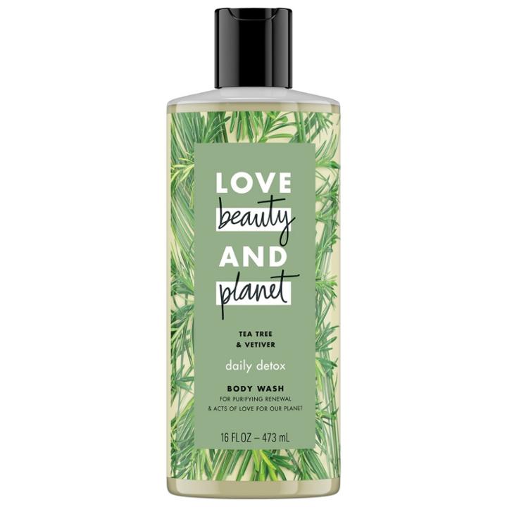 Target Love Beauty And Planet Tea Tree And Vetiver Body Wash