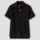 Boys' Interlock Uniform Polo Shirt - Cat & Jack Black