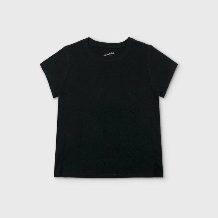 Women's Plus Size Short Sleeve T-shirt - Universal Thread Black 1x, Women's,