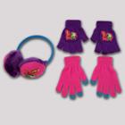 Kids' Shopkins 2pc Mittens And Earmuff Set - Pink One Size, Kids Unisex