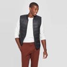 Men's Regular Fit Sleeveless Lightweight Vest - Goodfellow & Co Black M,