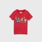 Nintendo Toddler Boys' Mario And Friends Short Sleeve Graphic T-shirt - Red