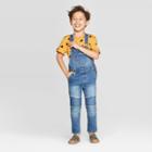 Toddler Boys' Moto Denim Overalls - Art Class Blue