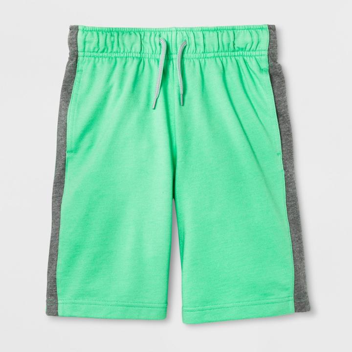 Boys' Stripe Pull-on Shorts - Cat & Jack Green