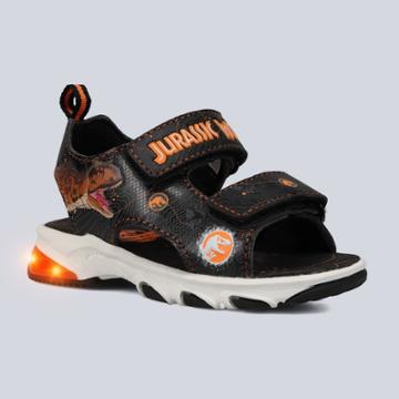 Toddler Boys' Jurassic World Fisherman Sandals - Black