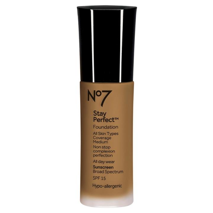 Target No7 Stay Perfect Foundation Spf 15 Chestnut (brown)