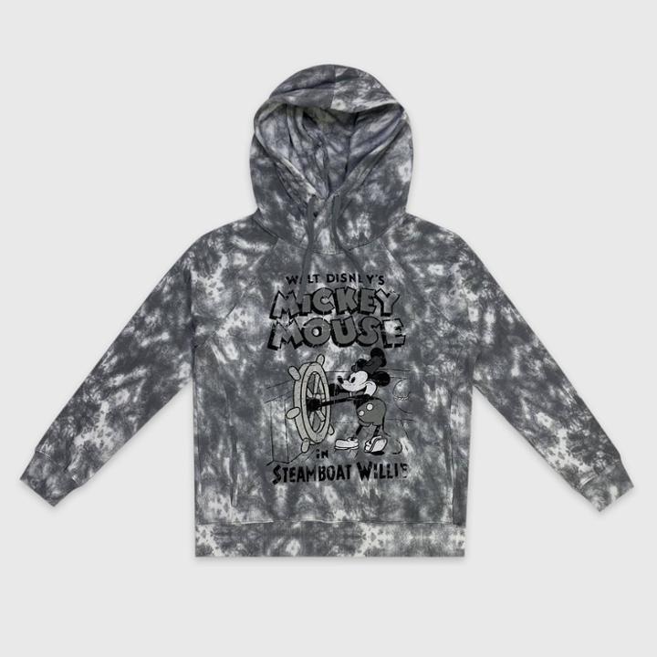 Men's Disney Mickey Mouse Pullover Sweatshirt - Gray S - Disney