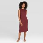 Women's Essential Sleeveless Knit Dress - Prologue Red