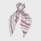 Striped Tail Hair Twister - Universal Thread Pink
