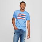 Men's Short Sleeve The 50th State Flag Graphic T-shirt - Awake Blue