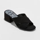 Women's Dv Ashli Crossband Heeled Mules - Black