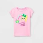 Nickelodeon Girls' Jojo Siwa 'shamrock And Roll' Short Sleeve Graphic T-shirt - Pink