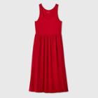 Women's Plus Size Sleeveless A-line Babydoll Dress - Ava & Viv Red X