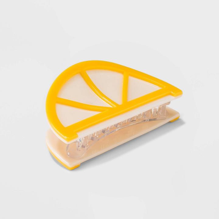 Lemon Wedge Claw Hair Clip - Wild Fable Yellow