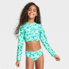 Girls' 'wild Star' Long Sleeve Bikini Set - Cat & Jack