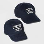 Men's Best Dad And Best Kid Baseball Hat - Goodfellow & Co Navy One Size,