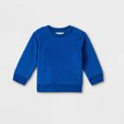Baby Fleece Pullover Sweatshirt - Cat & Jack Blue