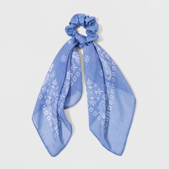 Multi Use Scarf Chiffon Twister - Wild Fable Blue