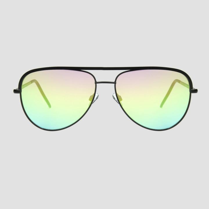 Men's Oversized Aviator Mirrored Sunglasses - Original Use Black