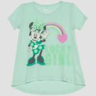 Toddler Girls' Mickey Mouse & Friends Minnie Mouse Short Sleeve T-shirt - Green