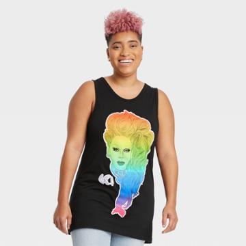 Pride Gender Inclusive Adult Rupaul Tank Top - Black