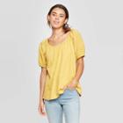 Target Women's Short Puff Sleeve Crewneck T-shirt - Universal Thread Fall