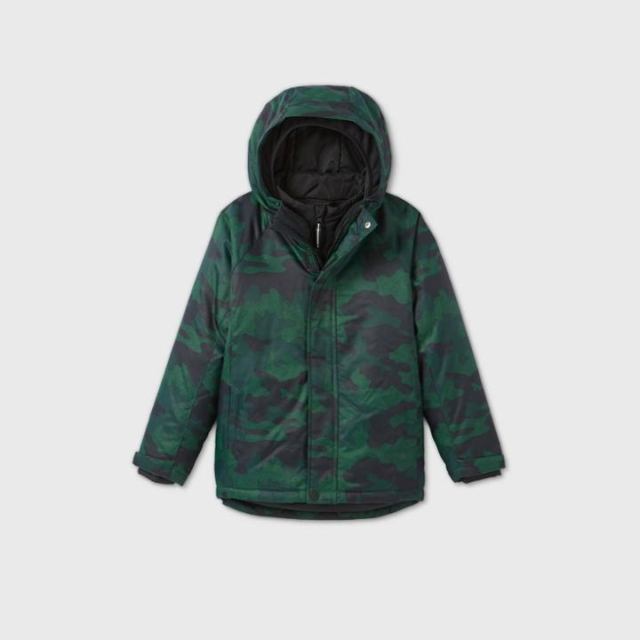 Boys' 3-in-1 System Jacket - All In Motion Green