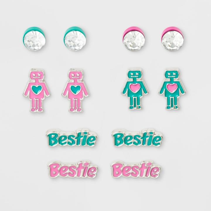 Girls' Robots & Stud Earrings - Cat & Jack,