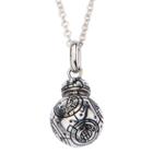 Women's 'star Wars' Episode Vii Bb-8 925 Sterling Silver 3d Pendant With Chain