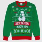 Men's Warner Bros. Elf Santa Ugly Holiday Sweater - Green