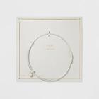 Target Silver Plated Thin Expandable Mom Bangle Bracelet -