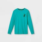 Boys' 'let's Ride' Graphic Short Sleeve T-shirt - Art Class Teal