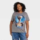 E.t. The Extra-terrestrial Women's Universal Studios E.t. Plus Size Short Sleeve Graphic T-shirt - Gray