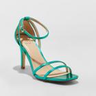 Women's Kayce Strappy Stiletto Heeled Pumps - A New Day Green