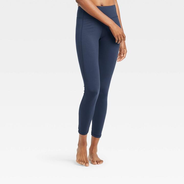 Women's Simplicity Mid-rise Leggings 27 - All In Motion Navy S, Women's, Size: