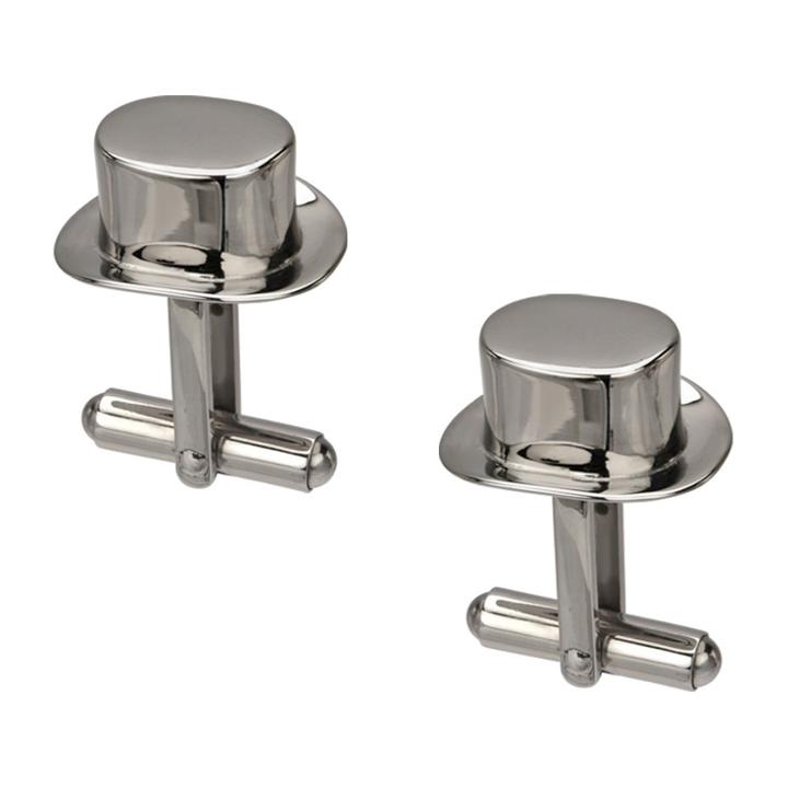Target Men's Hasbro Monopoly Top Hat Cuff Links, Stainless
