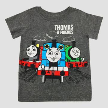 Happy Threads Toddler Boys' Thomas & Friends Thomas The Tank Engine Thomas & Friends T-shirt - Gray