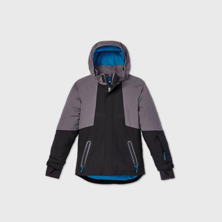Boys' Snow Sport Jacket - All In Motion Black/gray