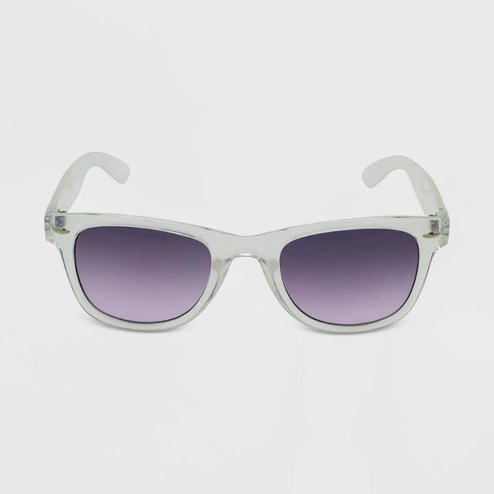 Women's Crystal Surfer Shade Sunglasses - Wild Fable Clear