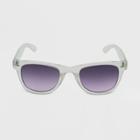 Women's Crystal Surfer Shade Sunglasses - Wild Fable Clear