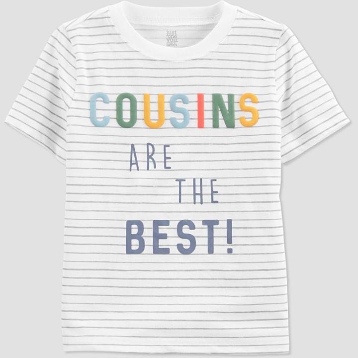 Baby Girls' 'cousin' T-shirt - Just One You Made By Carter's Gray