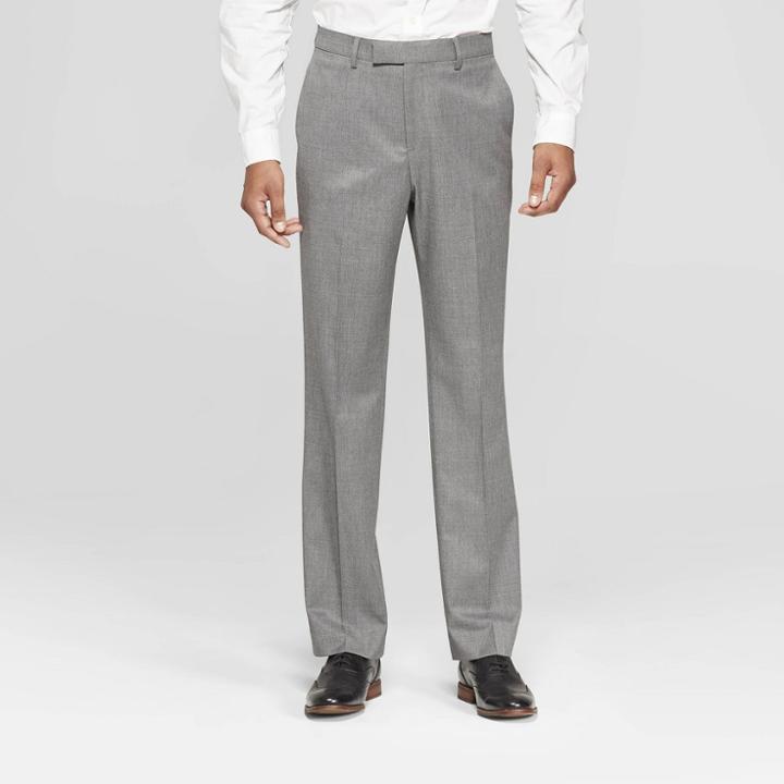 Men's 30 Standard Fit Suit Pants - Goodfellow & Co Thundering Gray