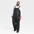 Men's Big Snow Bib Pants - All In Motion Black