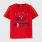 Toddler Boys' 'grill Master' Short Sleeve T-shirt - Just One You Made By Carter's Red