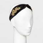 Headwrap - A New Day Black/gold
