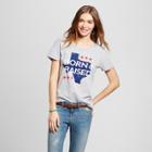 Awake Women's Texas Born & Raised T-shirt Xs - Heather Gray (juniors')