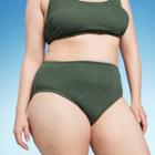 Kona Sol Women's Every You High Waist Pucker Bikini Bottom - Kona